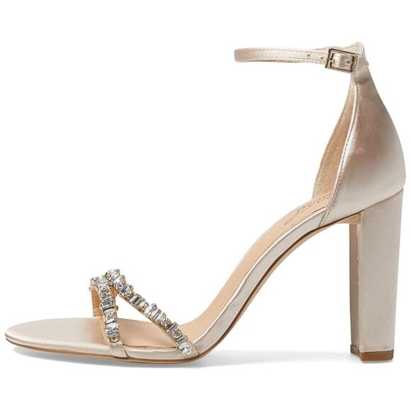 Jewel Badgley Mischka Alia Jewel Embellished Sandals Size 9 MSRP $129 - Picture 1 of 14